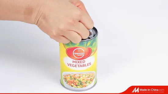China alimentos saludables vegetales mixtos enlatados con etiqueta privada